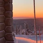 펜션 Cozy Log With A View Over Hedmarken Loten