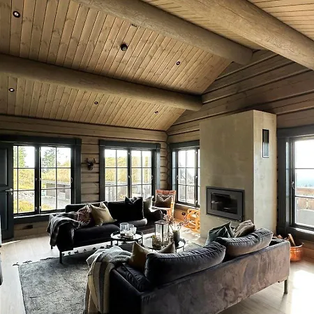 Cozy Log With A View Over Hedmarken * Loten