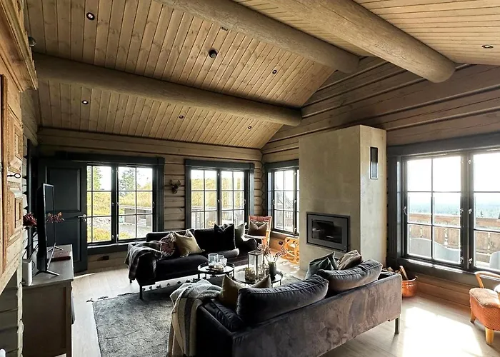 Cozy Log With A View Over Hedmarken * Loten